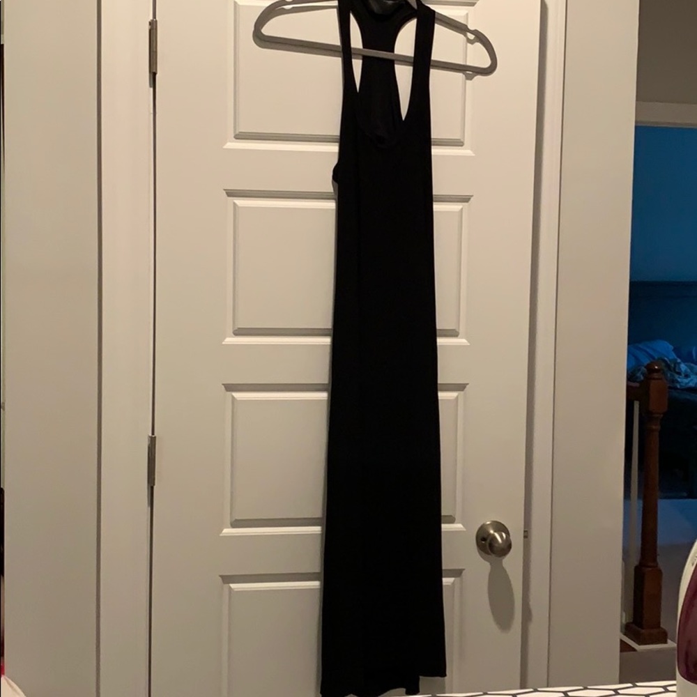 Black Racerback Maxi Dress